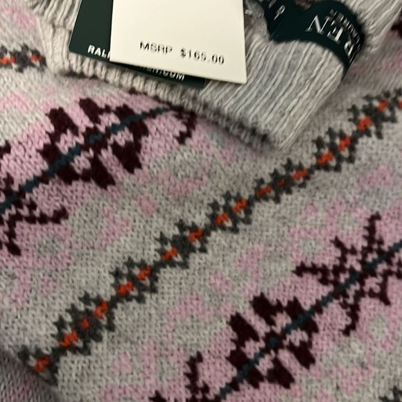 Ralph Lauren Fair Isle Sweater BNWT - Picture 6 of 8